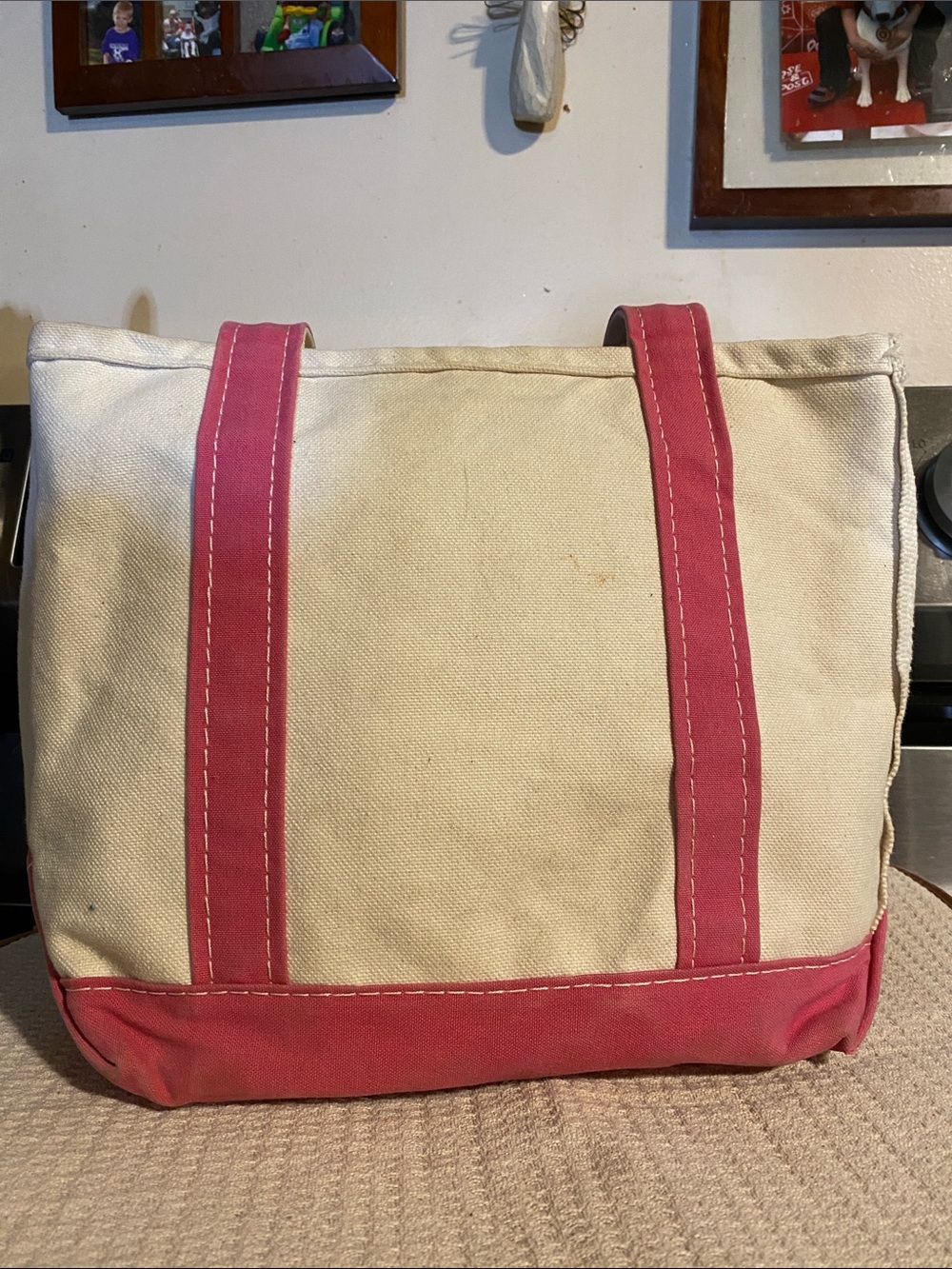 LL bean Boat and Tote w/long Straps